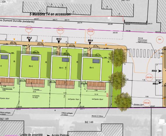 Construction de 8 maisons BBC Effinergie