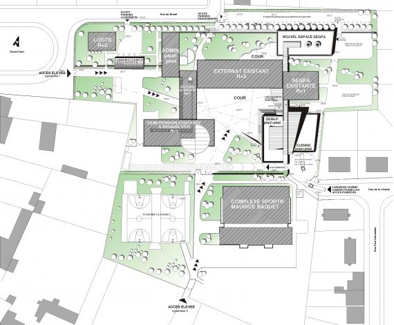 Reconstruction et restructuration de locaux - Collège Aragon 