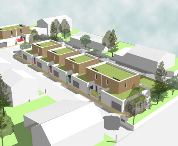Construction de 8 maisons BBC Effinergie